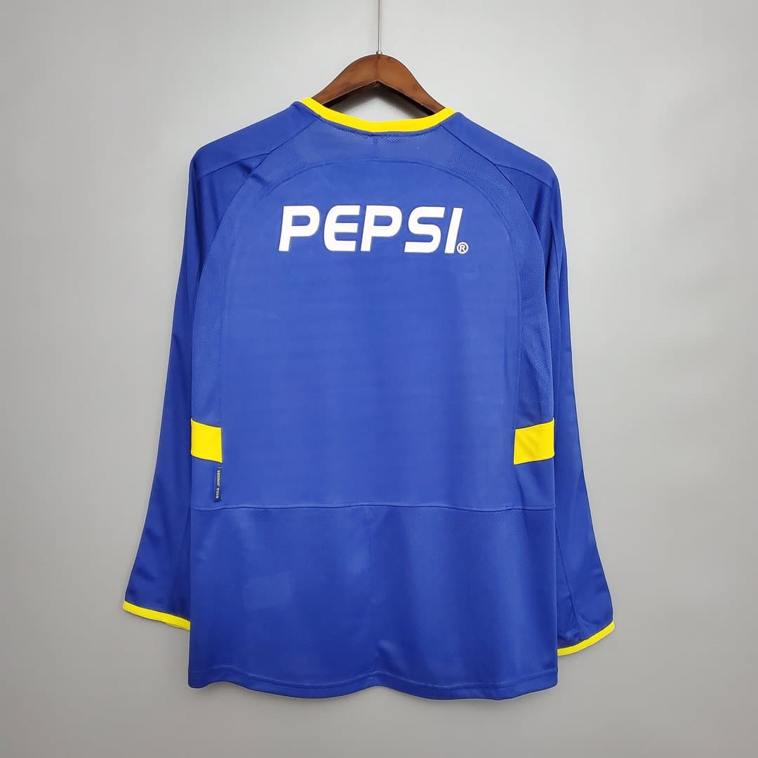 Boca Juniors 2003/2004 Home Kit – Long Sleeves