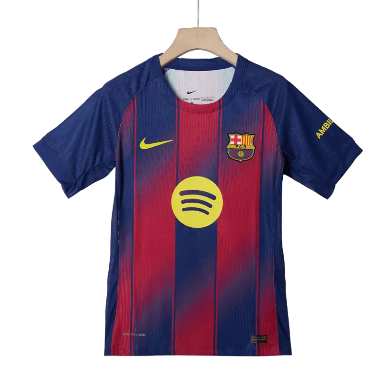 Barcelona PEDRI #8 Home Custom Player Version Soccer Jersey 2025/26 - UCL