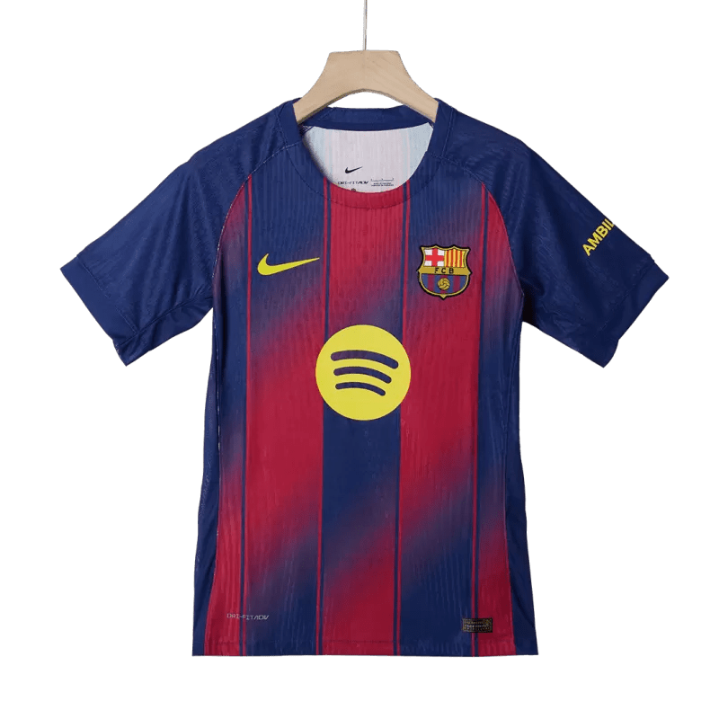 Barcelona PEDRI #8 Home Custom Player Version Soccer Jersey 2025/26 - UCL