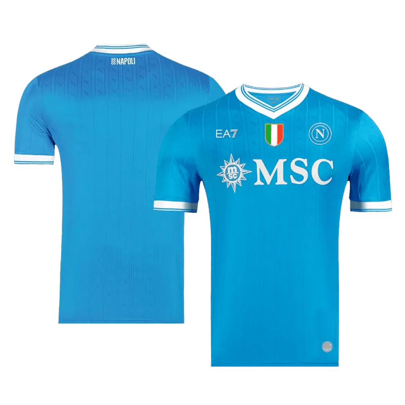 Napoli Home Custom Player Version Soccer Jersey 2025/26