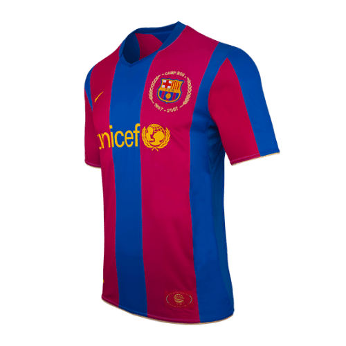Retro Barcelona Home 50-Years Anniversary Jersey 2007/08
