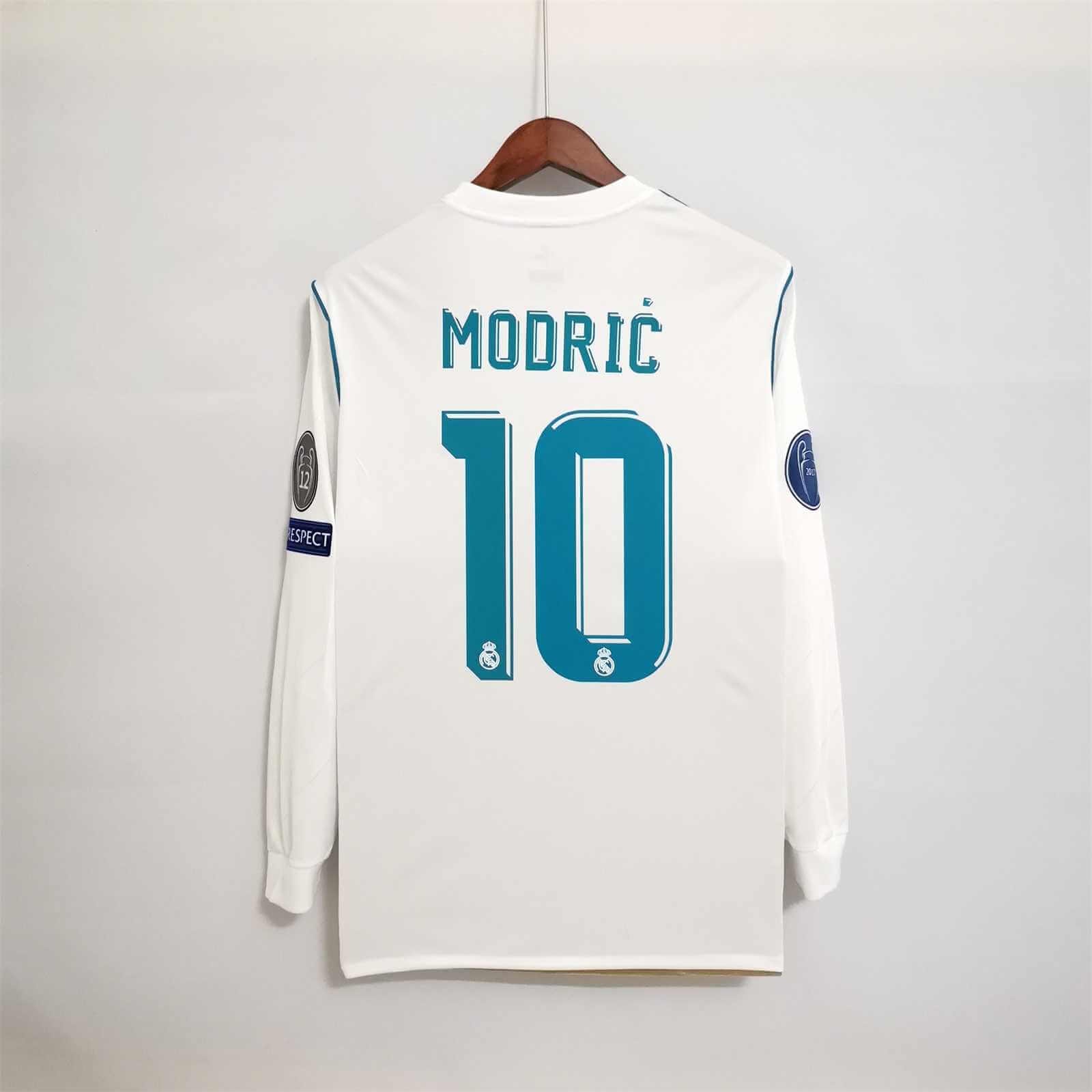 Real Madrid 2017/2018 Home Kit – long sleeves