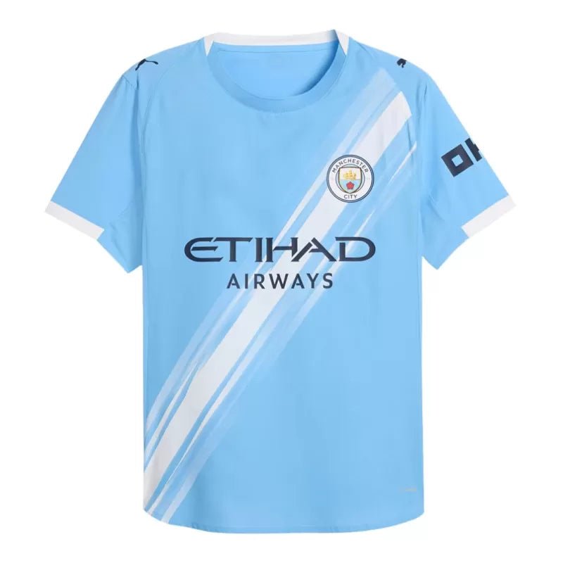 Manchester City Home Custom Player Version Soccer Jersey 2025/26