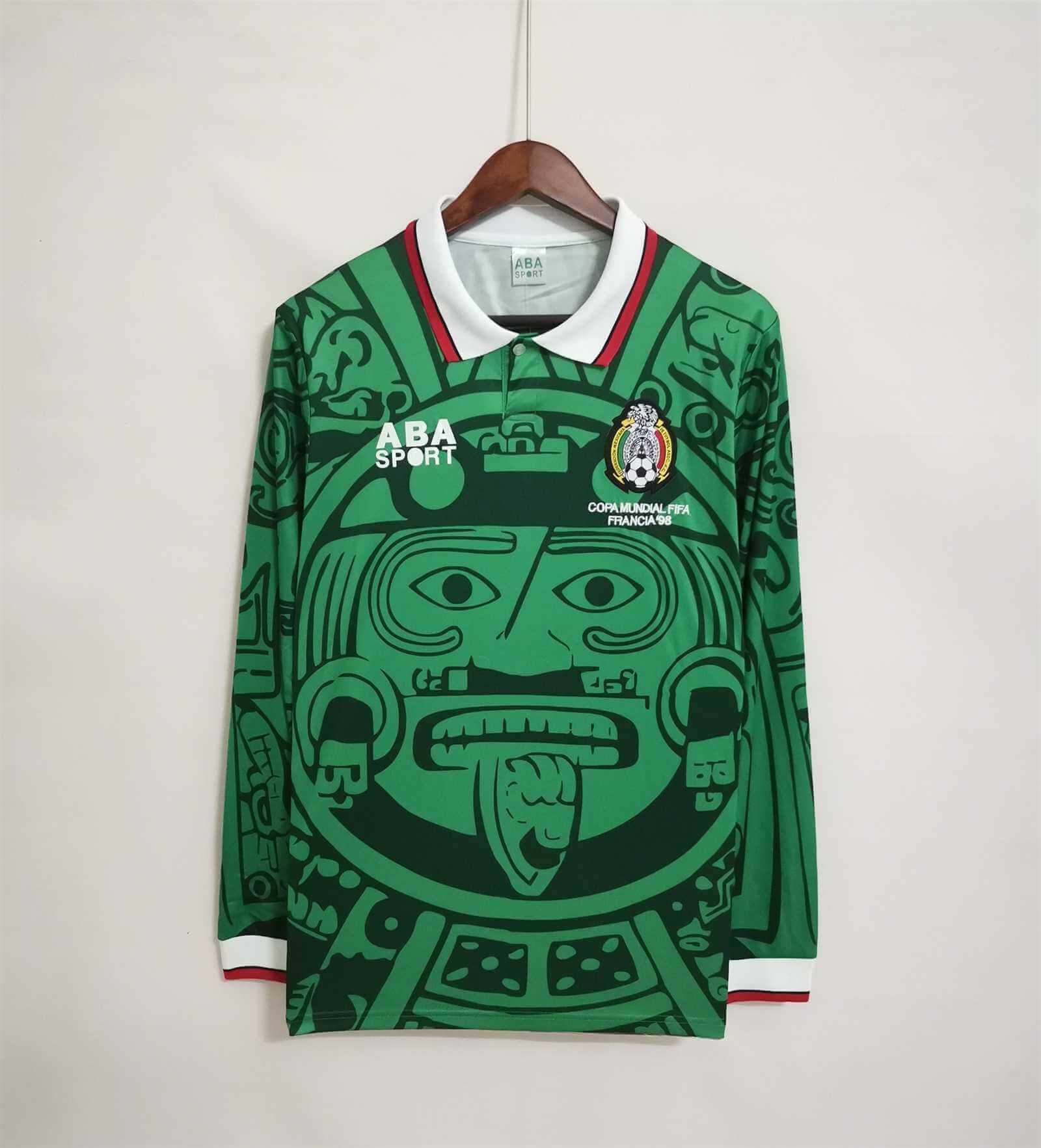 Mexico 1998 green home Kit – Long Sleeves