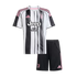 Juventus Home Soccer Jersey Kit 2025/26 Kids(Jersey+Shorts)