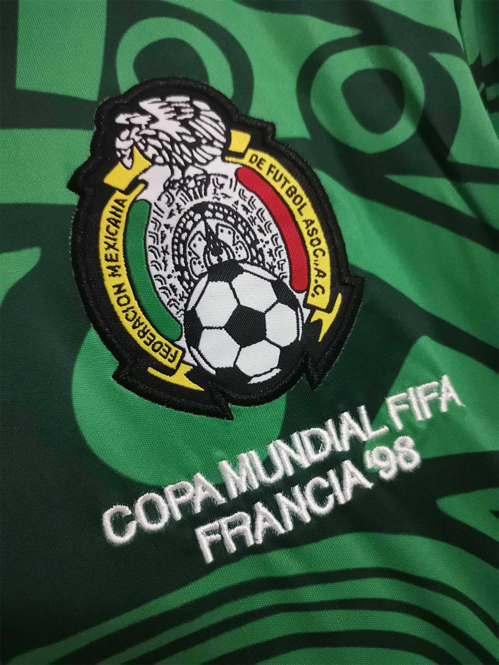 Mexico 1998 green home Kit – Long Sleeves