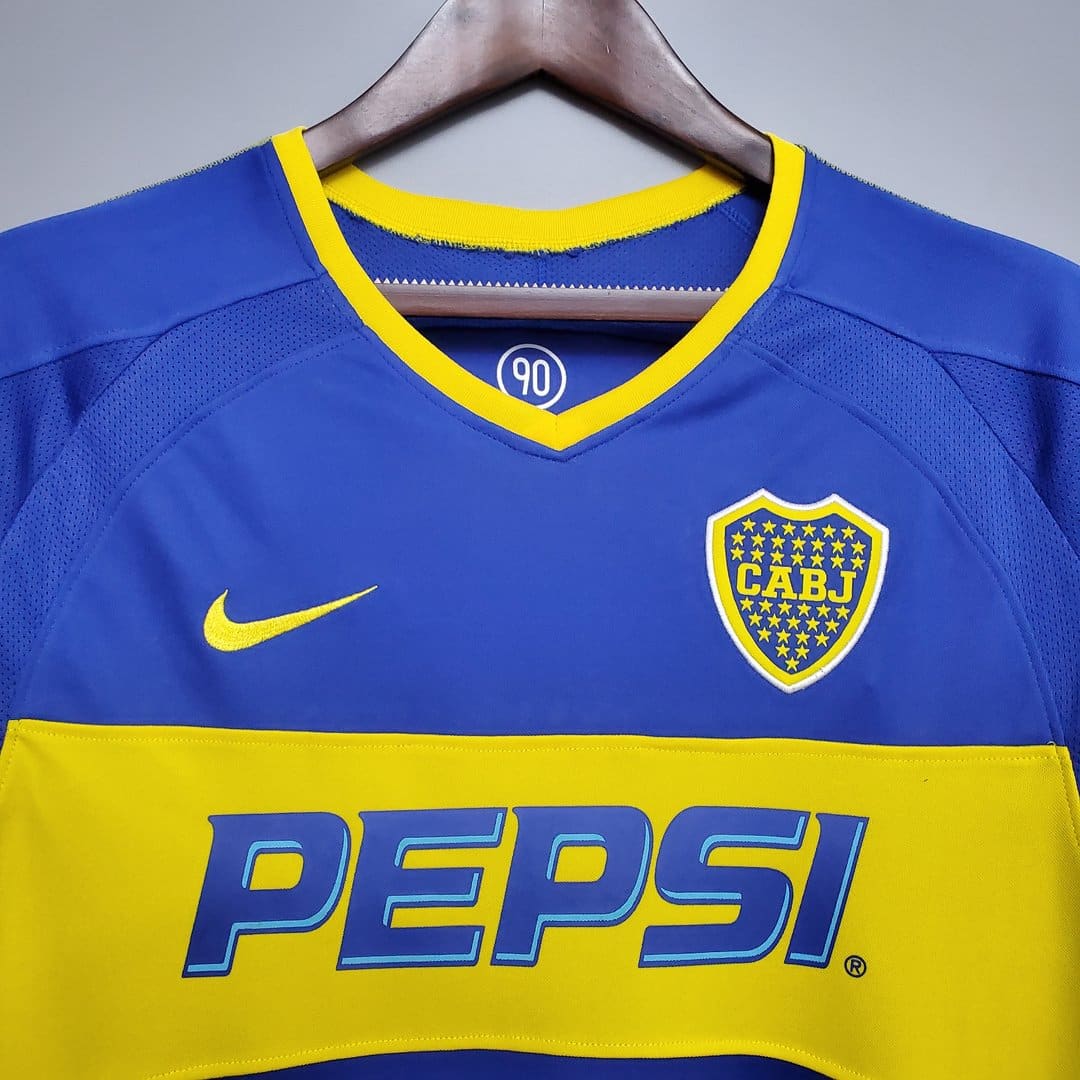 Boca Juniors 2003/2004 Home Kit – Long Sleeves