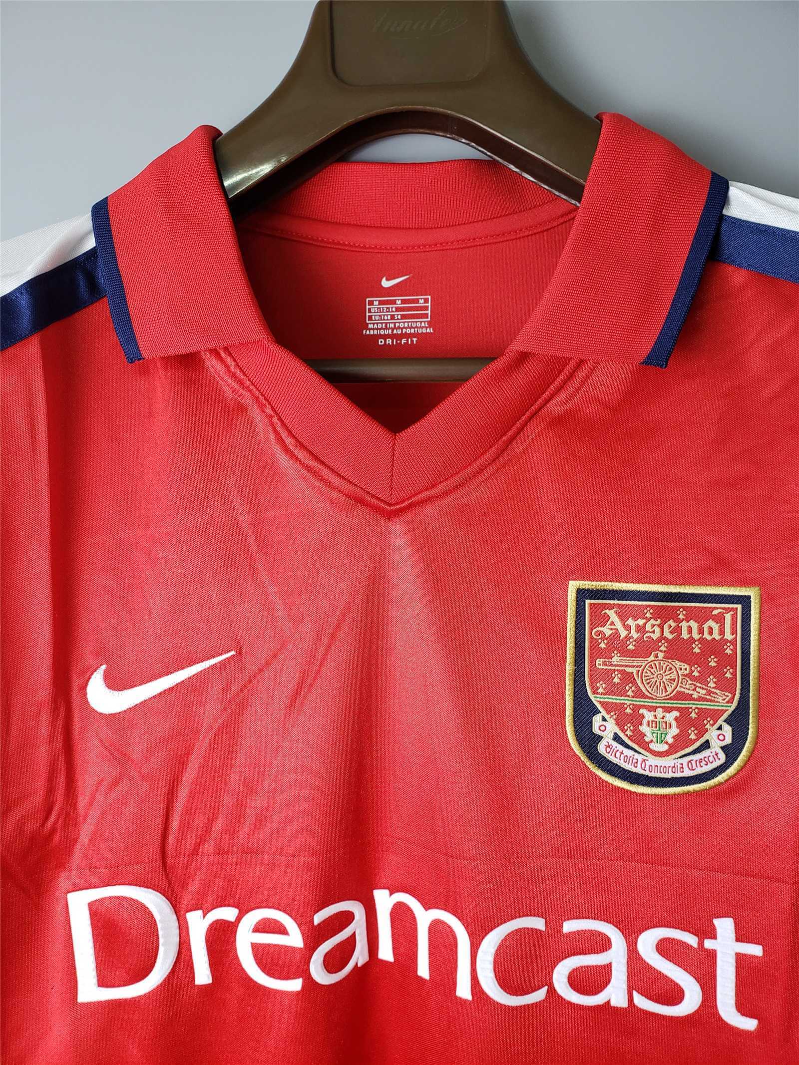 Arsenal 2000/2002 Home Kit – Long Sleeve