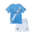 Manchester City Home Soccer Jersey Kit 2025/26 Kids(Jersey+Shorts)