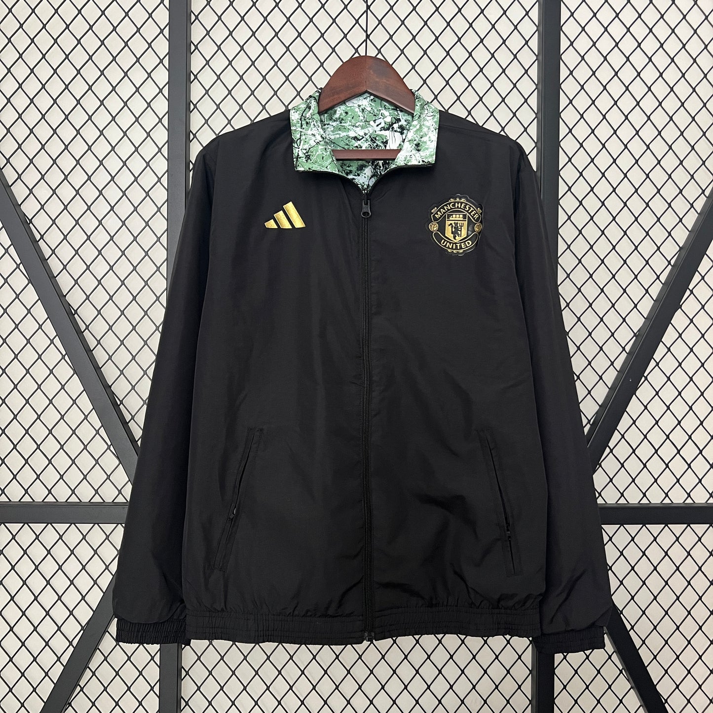 Man United X StoneRoses Reversible Coat