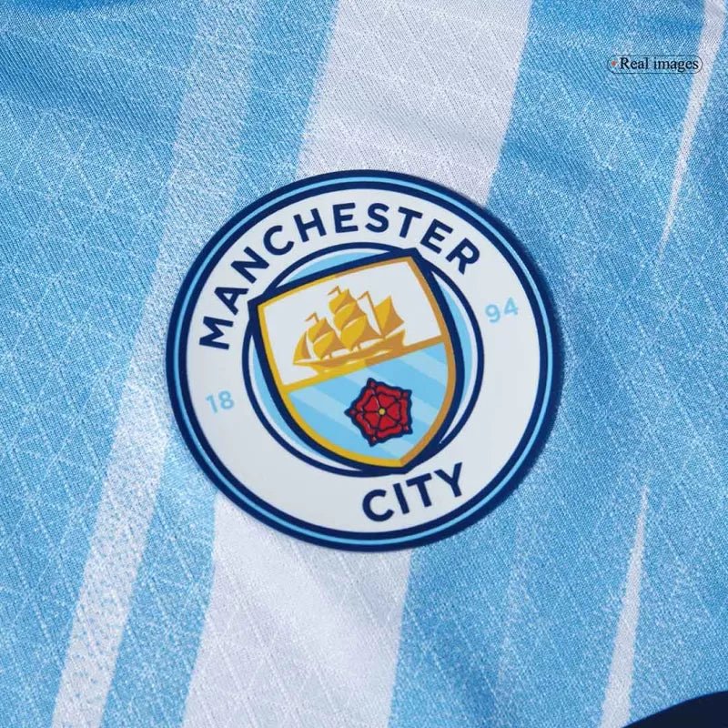 Manchester City Home Custom Player Version Soccer Jersey 2025/26