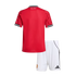 Manchester United Home Soccer Jersey Kit 2025/26 Kids(Jersey+Shorts)
