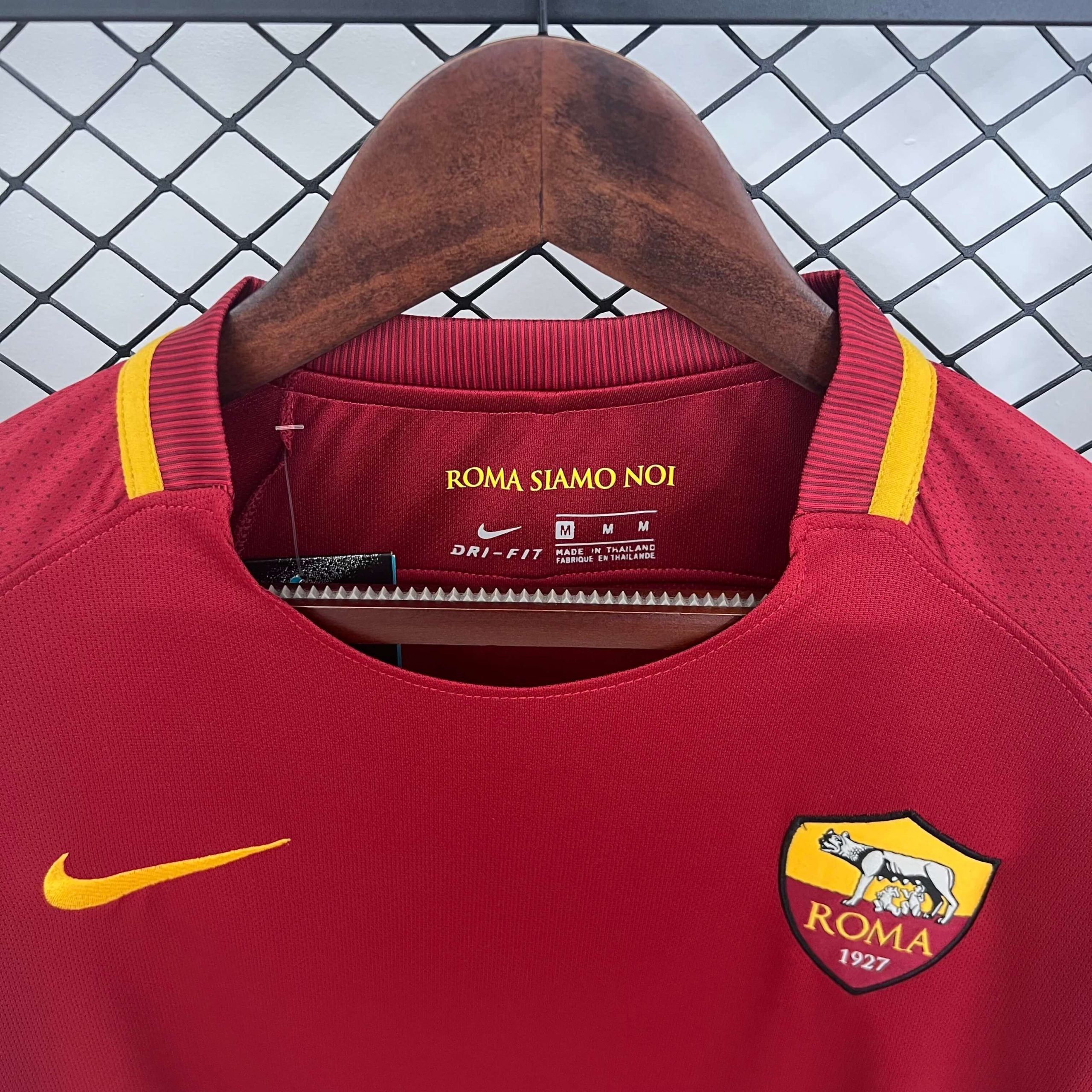 AS Roma 2017/2018 Home Kit – Long sleeve