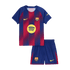 Barcelona Home Soccer Jersey Kit 2025/26 Kids(Jersey+Shorts)