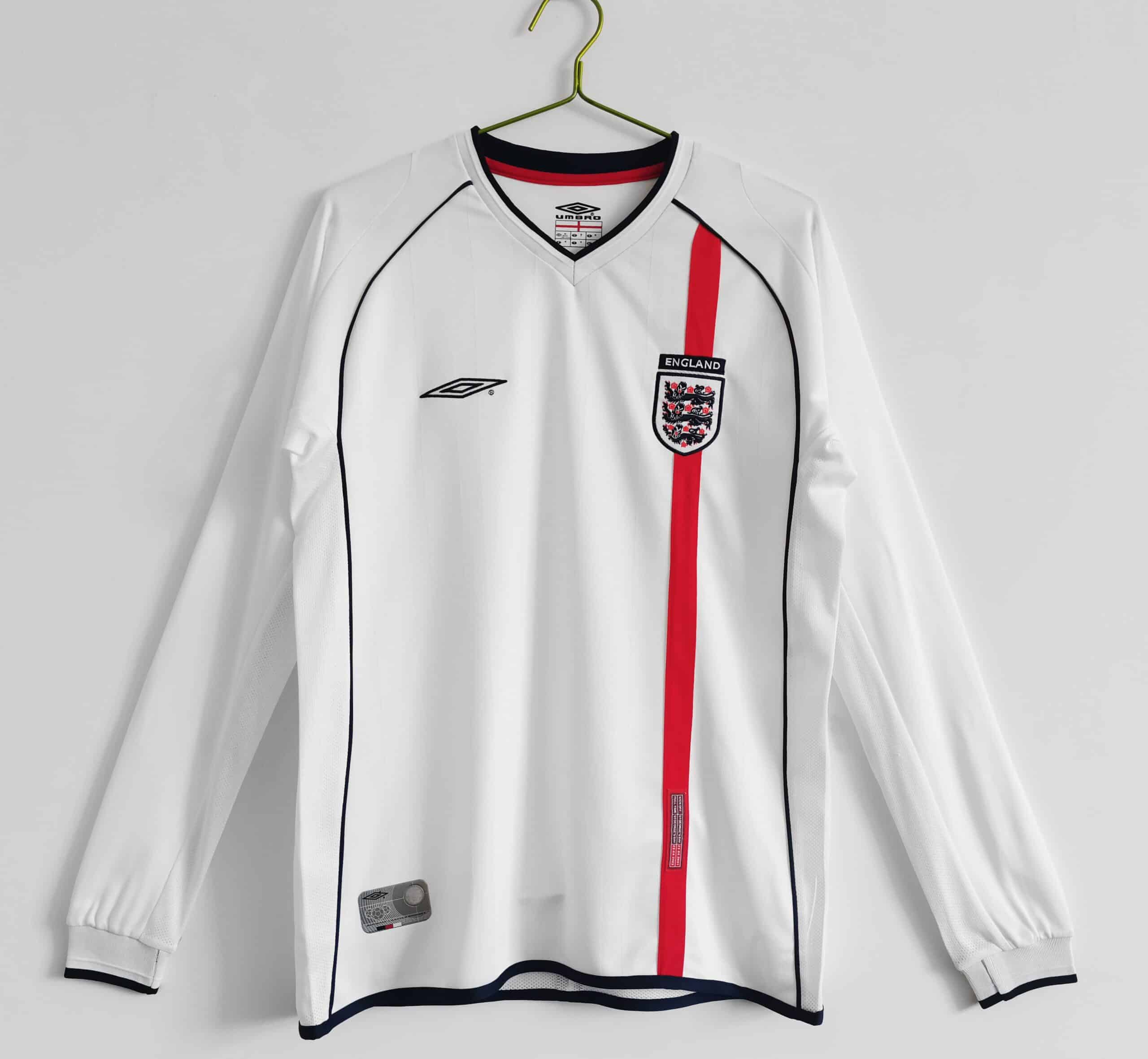 England 2002 Home Kit – Long Sleeves