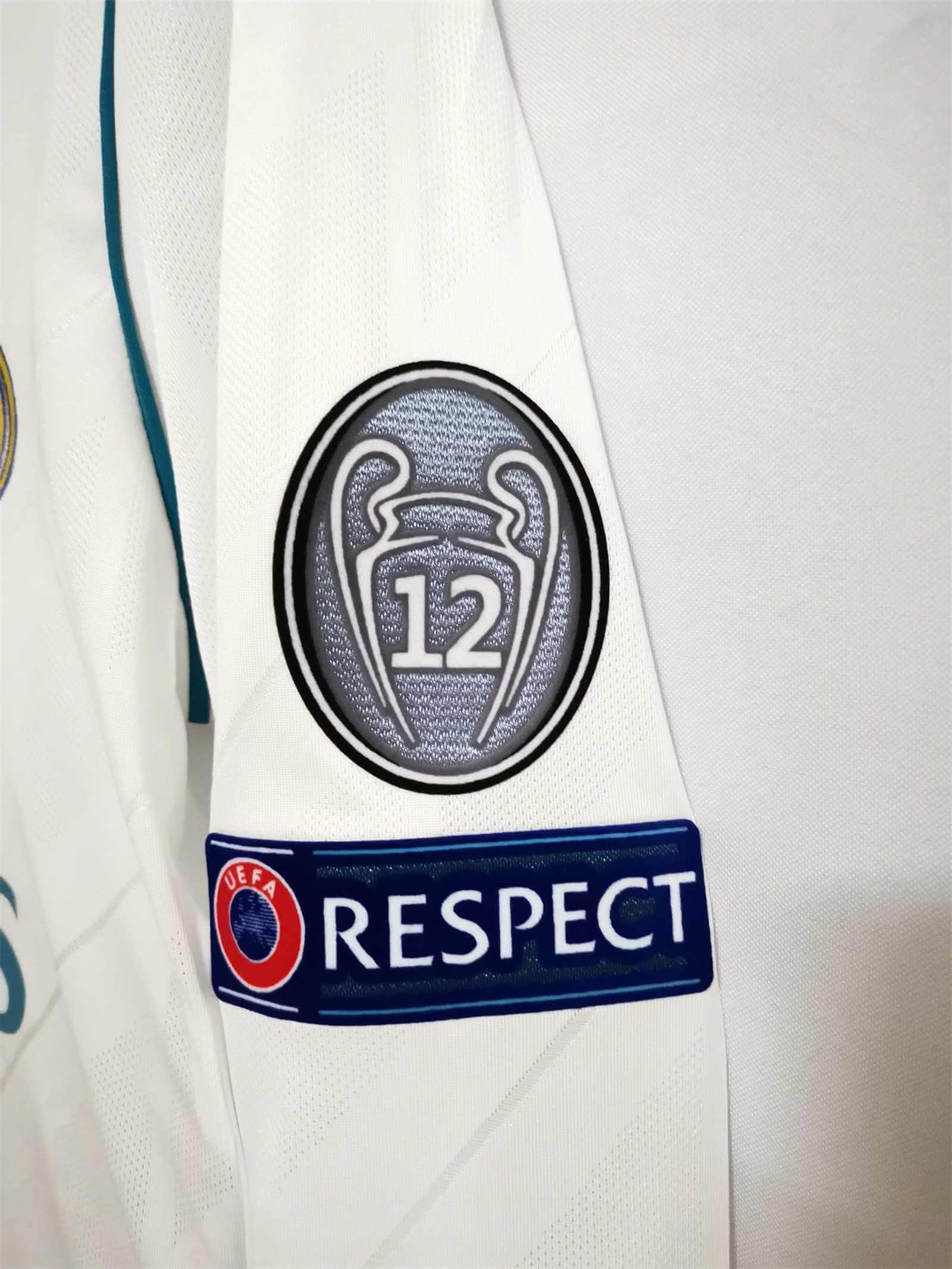 Real Madrid 2017/2018 Home Kit – long sleeves