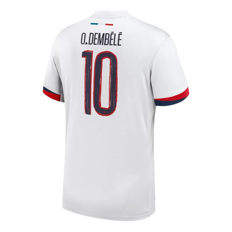 PSG Jersey Custom O.DEMBÉLÉ #10 Soccer Jersey Away 2024/25 - UCL