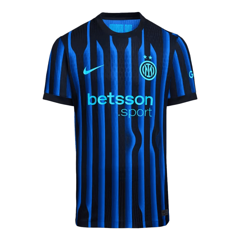 Inter Milan Home Custom Player Version Soccer Jersey 2025/26