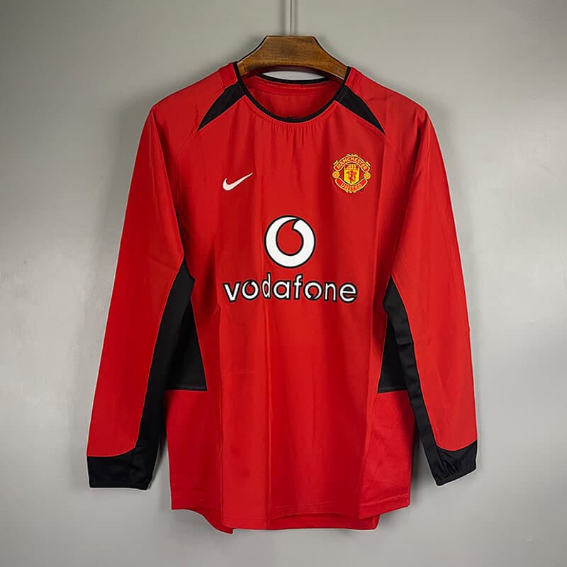 Manchester United 2002/2004 Home Kit – Long Sleeve