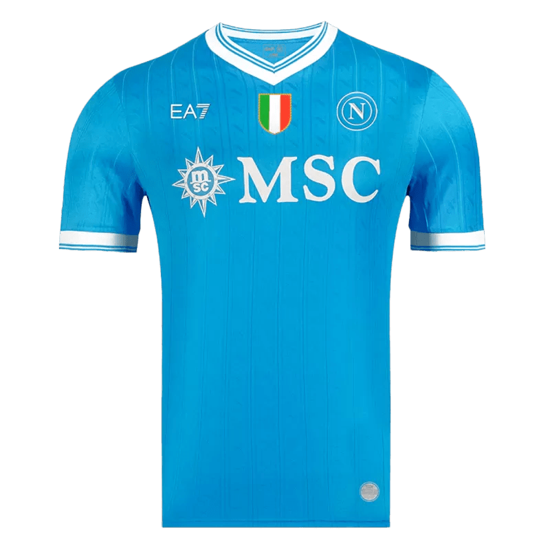 Napoli Home Custom Player Version Soccer Jersey 2025/26