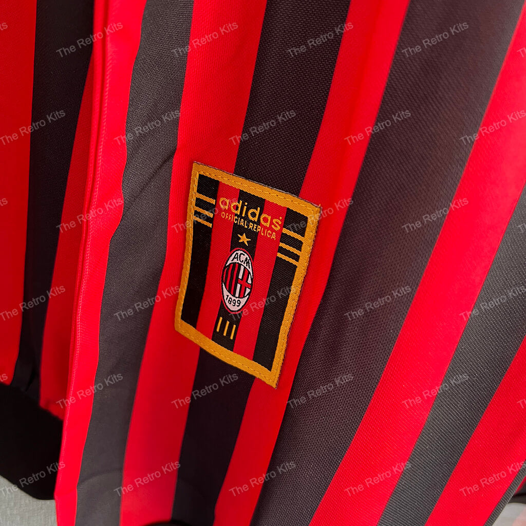 AC Milan 1999/2000 Home kit – Long sleeve