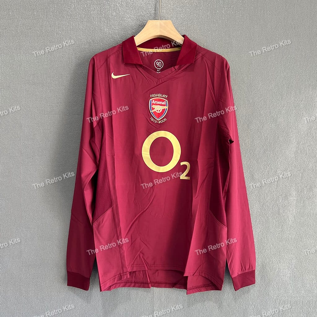 Arsenal 2005/2006 Home Kit – Long Sleeve