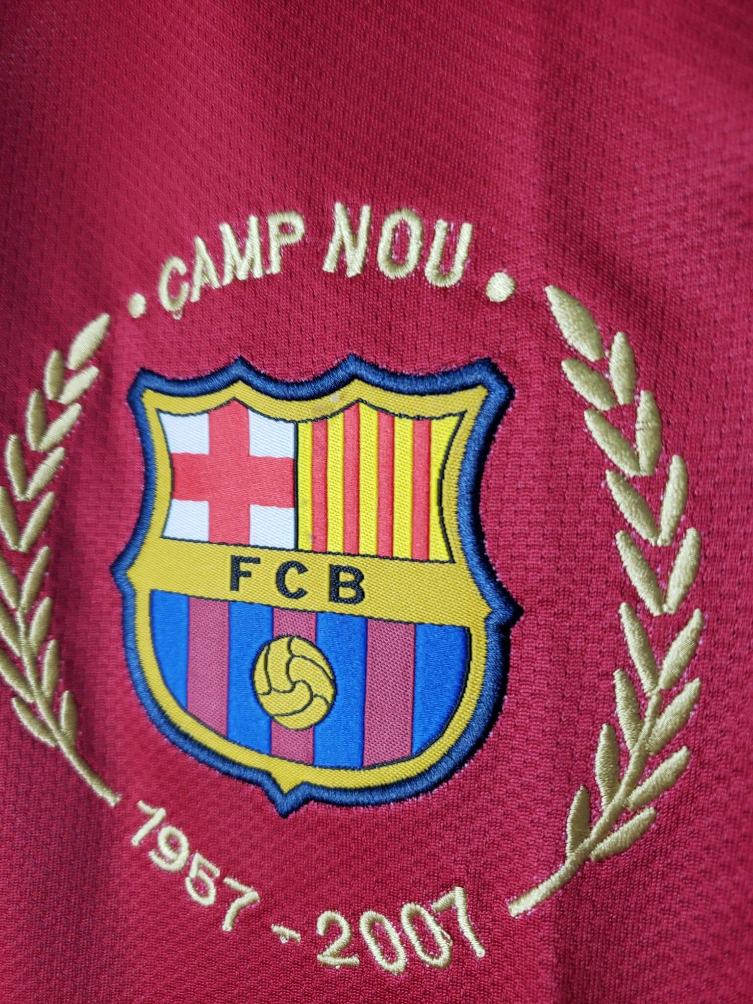 FC Barcelona 2007/2008 Home Kit – Long Sleeves