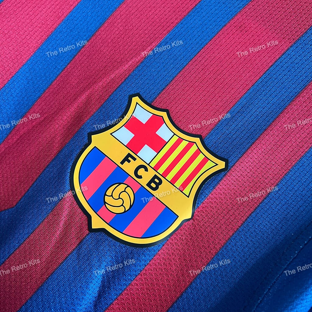 FC Barcelona 2011/2012 Home Kit Long Sleeve – Player version