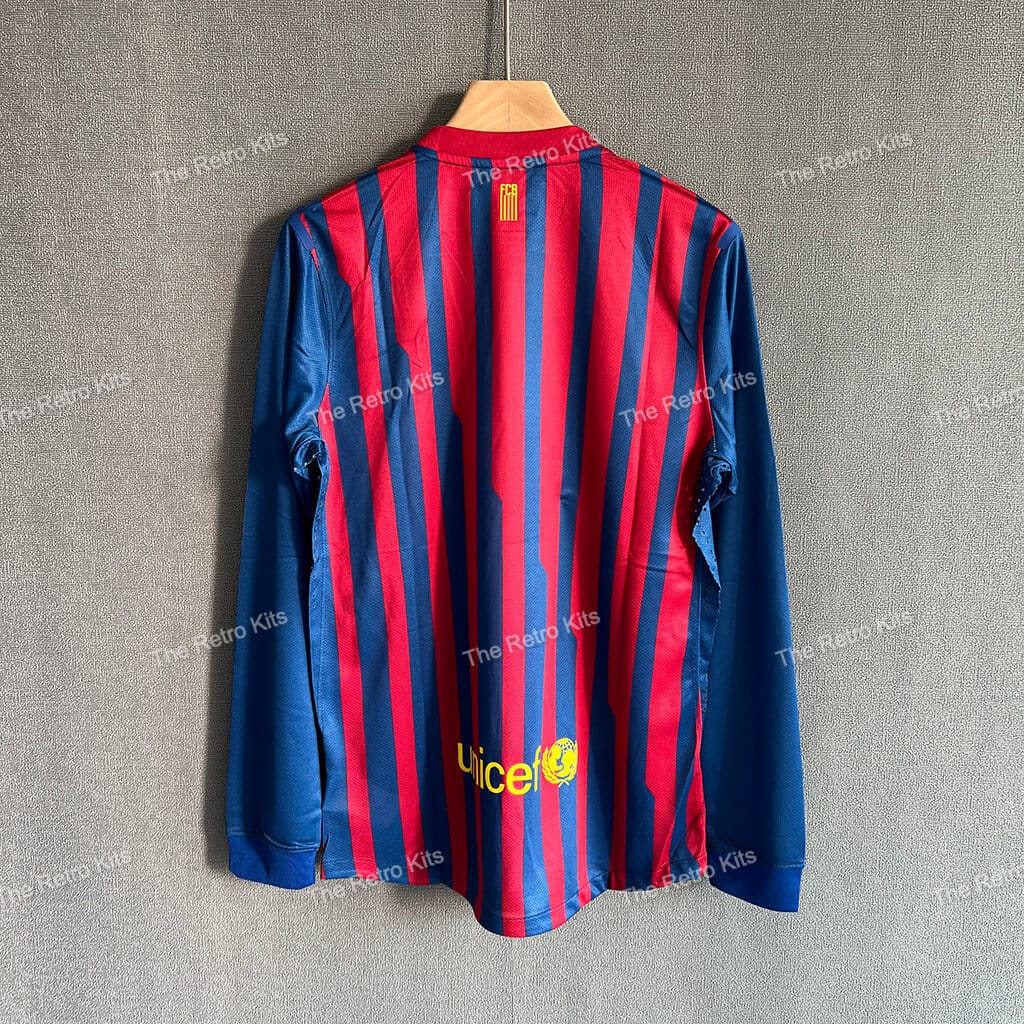 FC Barcelona 2011/2012 Home Kit Long Sleeve – Player version