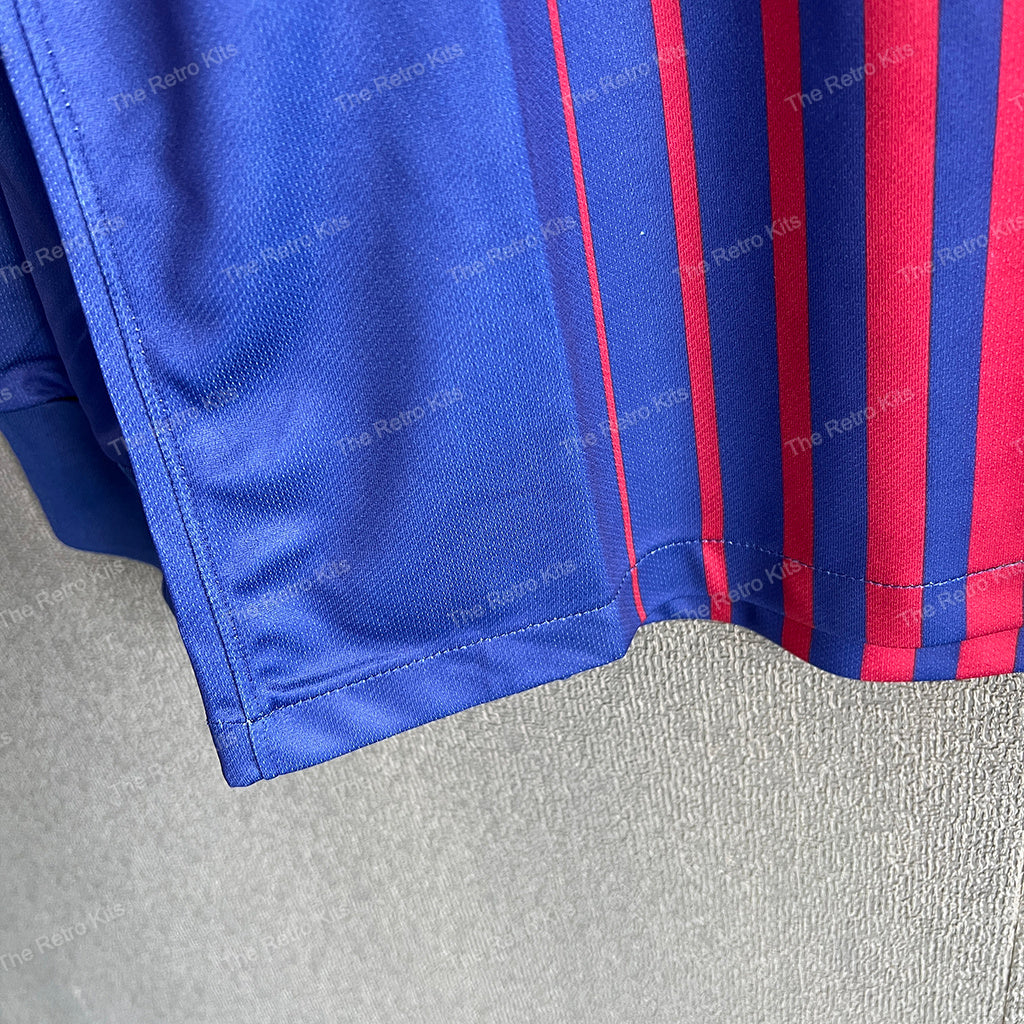 FC Barcelona 2017/2018 Home Kit – Long Sleeve