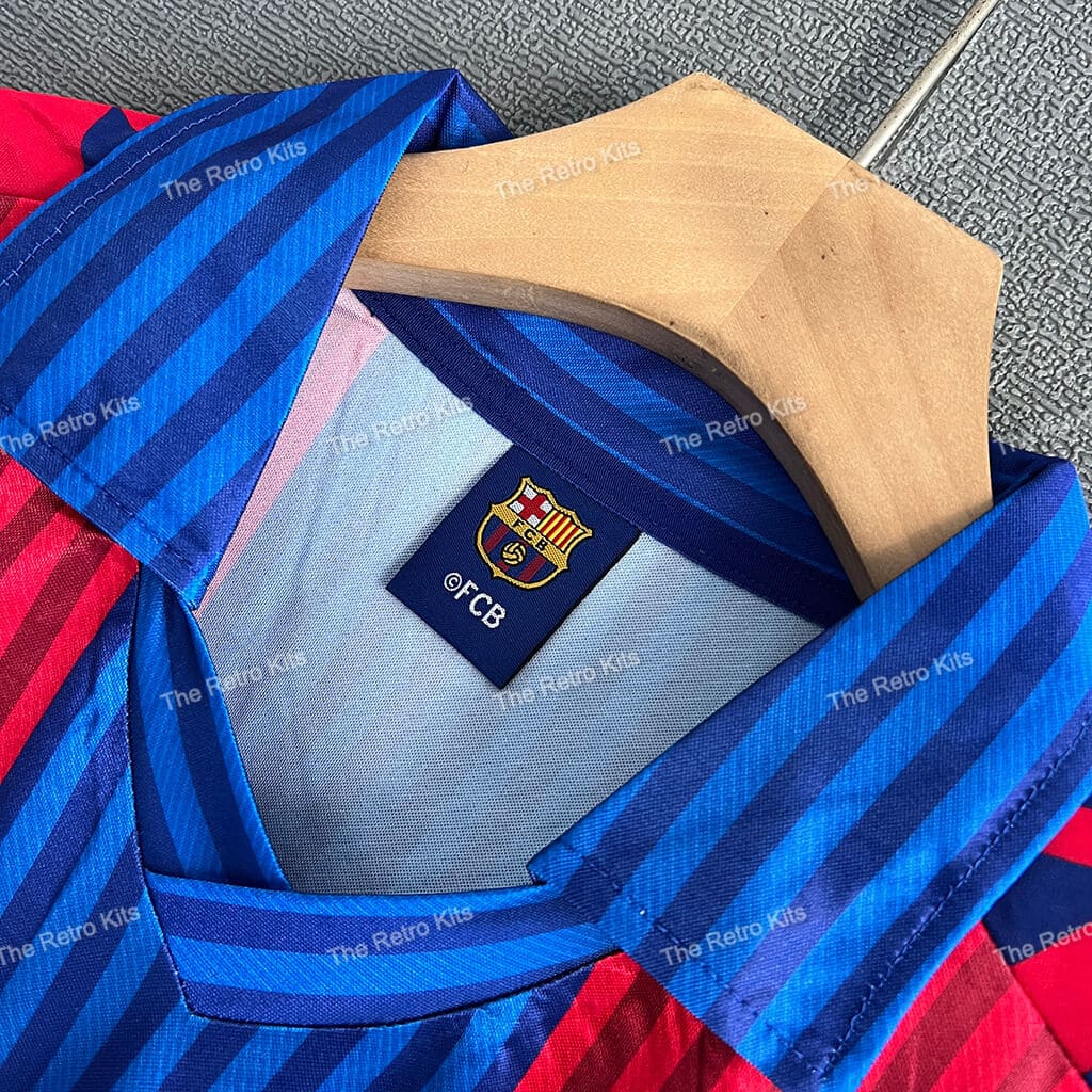 FC Barcelona 1991/1992 Home Kit – Long Sleeves