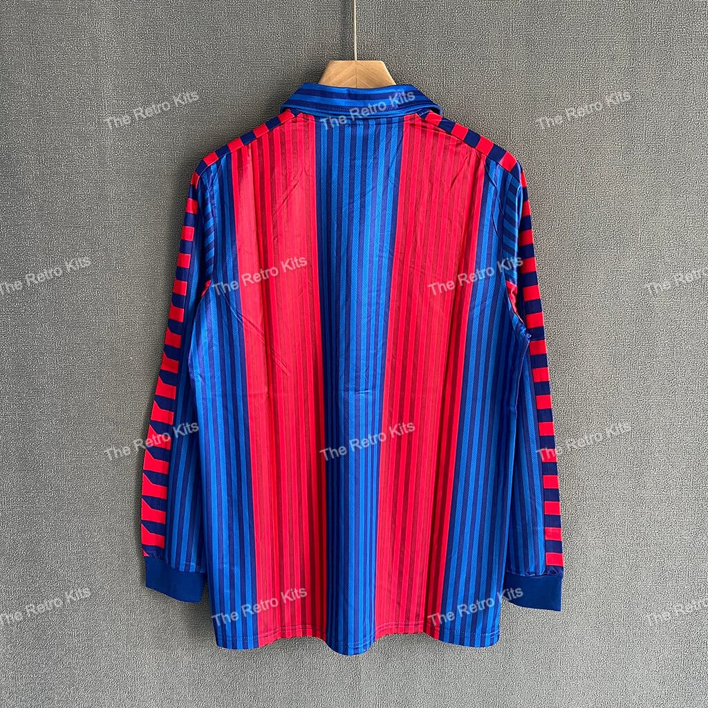 FC Barcelona 1991/1992 Home Kit – Long Sleeves