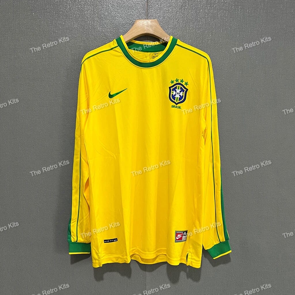 Brazil 1998 Home Kit – Long Sleeve