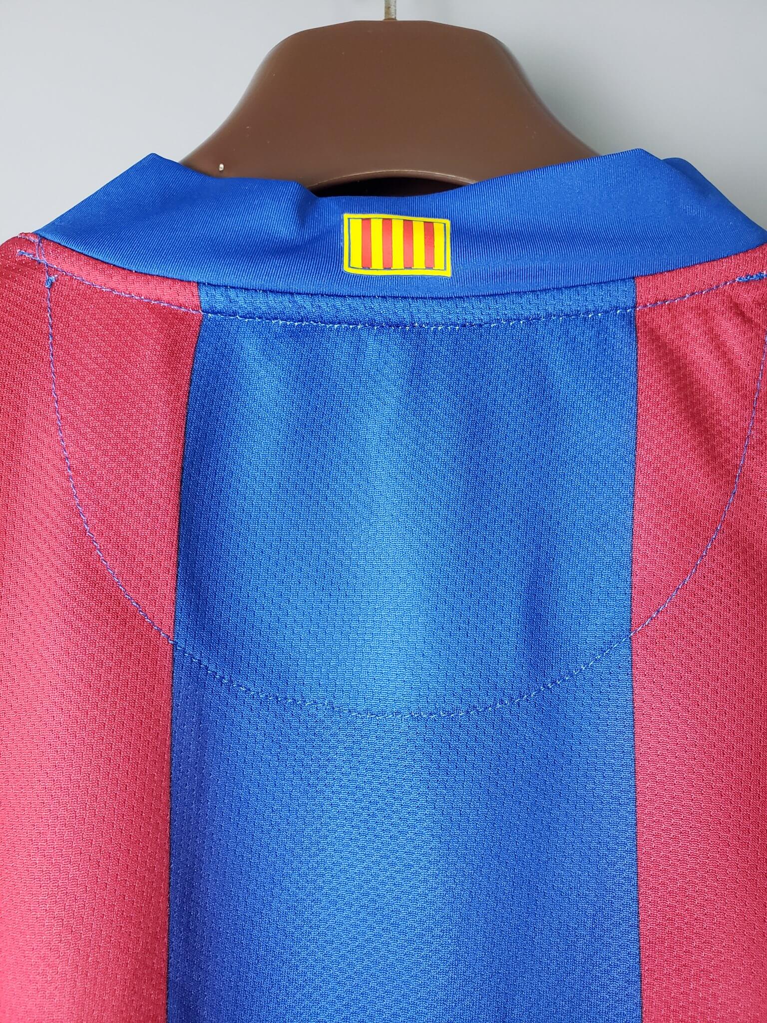 FC Barcelona 2007/2008 Home Kit – Long Sleeves