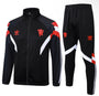 Manchester United Black and Red Tracksuit II
