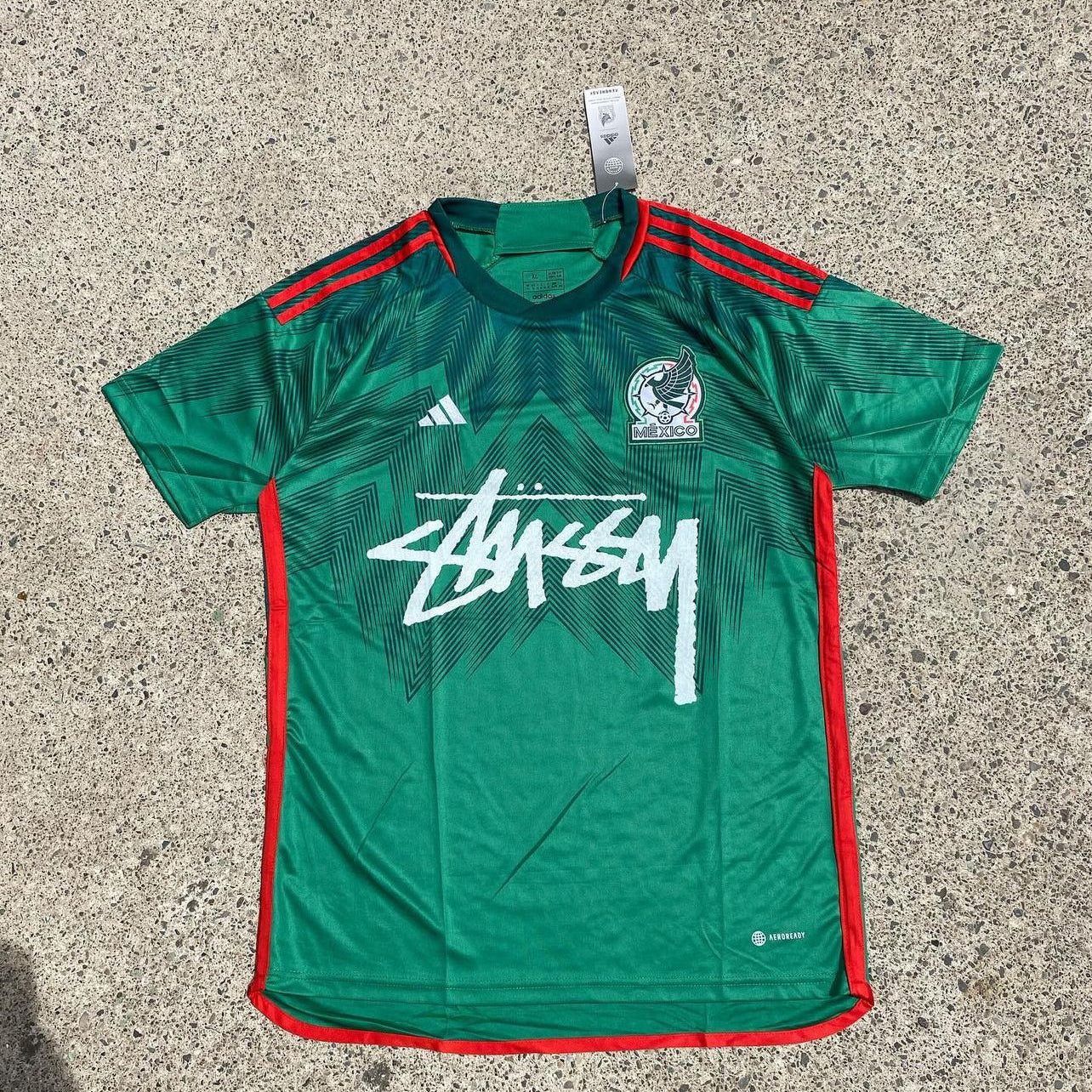 23/24 Mexico X Stussy Special Edition football jersey