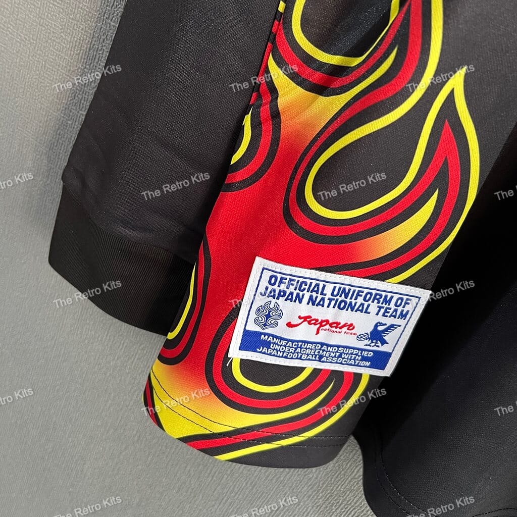 Japan 1998 Goalkeeper Kit – Long Sleeve (Red Flame )