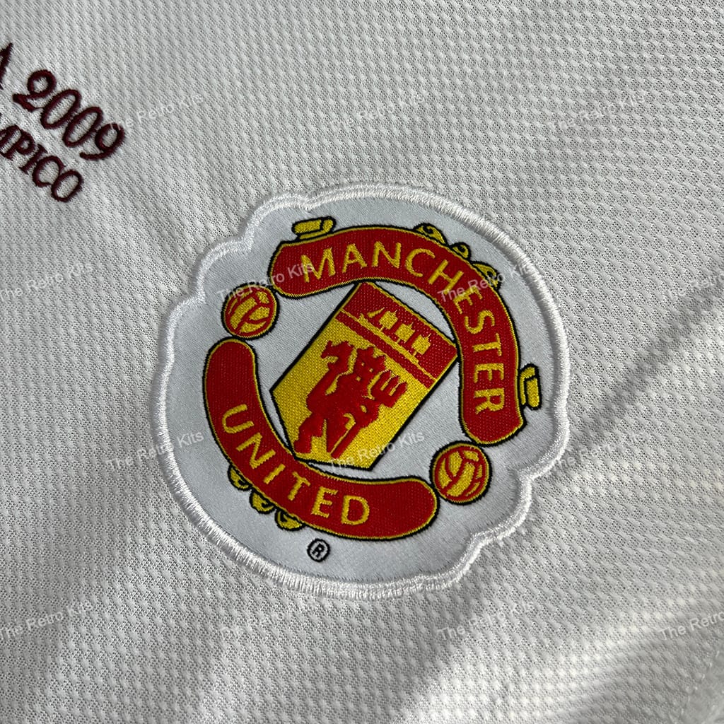 Manchester United 2008/2009 Away Champions League Final Kit- Long Sleeve
