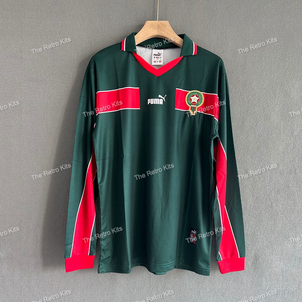 Morocco 1998 Home Kit – Long Sleeve