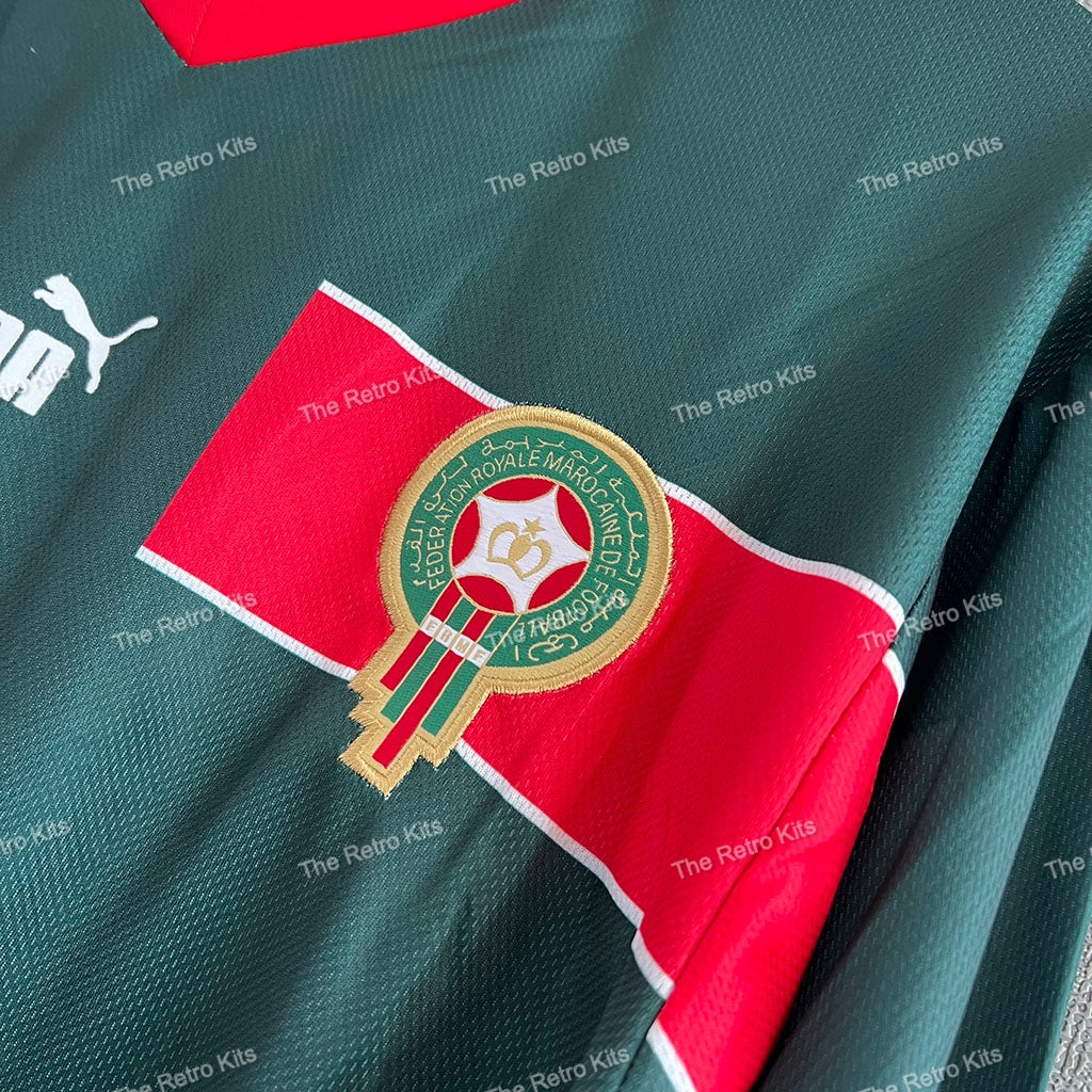 Morocco 1998 Home Kit – Long Sleeve