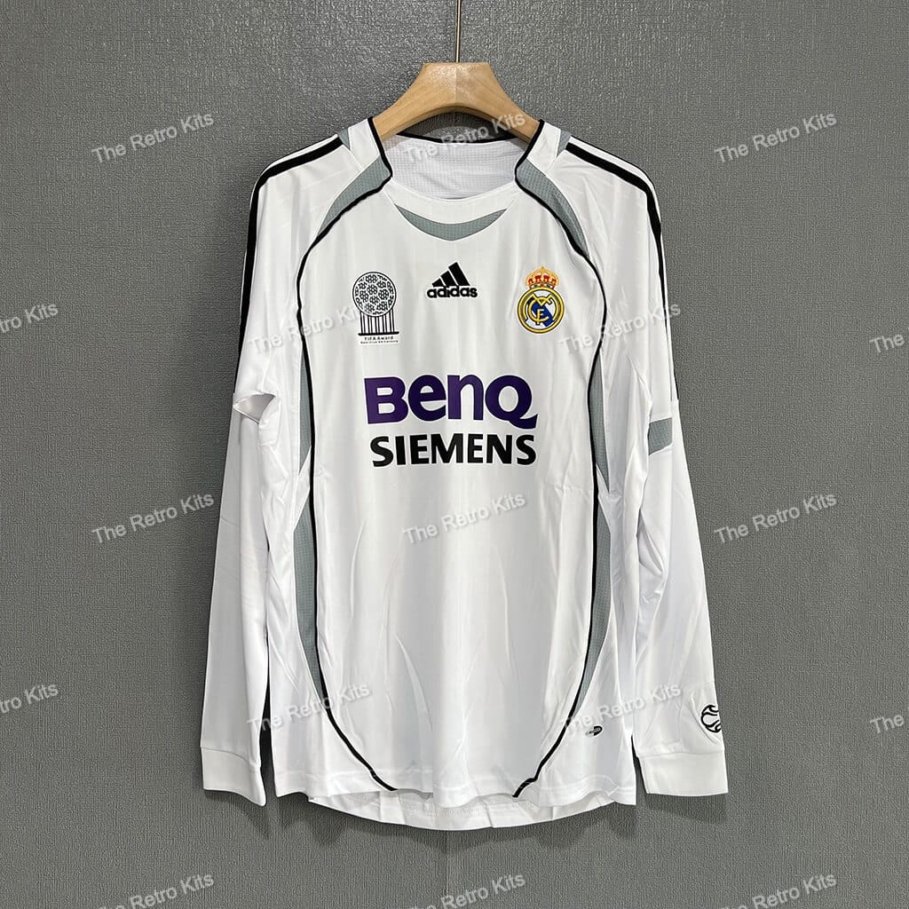 Real Madrid 2006/2007 Home kit – long sleeves
