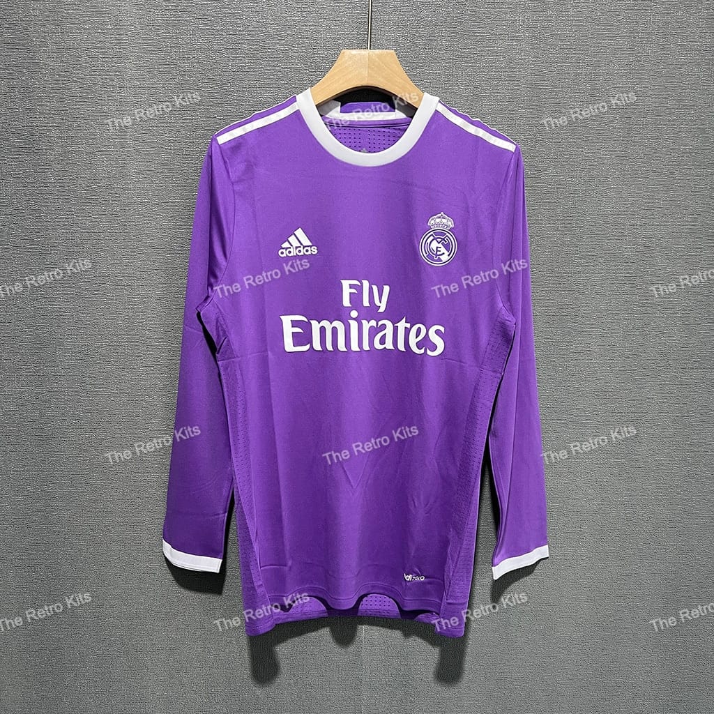 Real Madrid 2016/2017 Away kit Long Sleeve – Player version