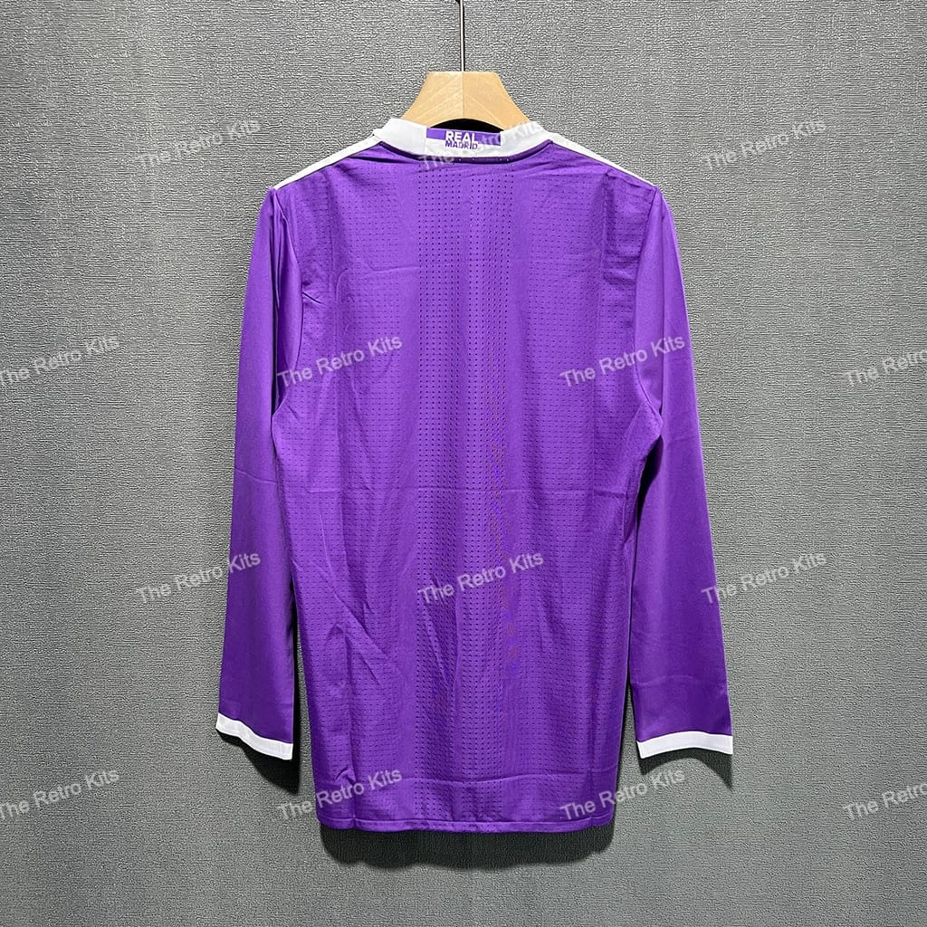 Real Madrid 2016/2017 Away kit Long Sleeve – Player version