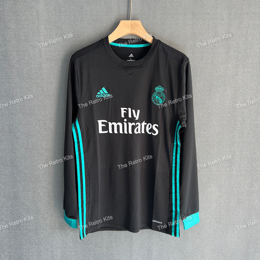 Real Madrid 2017/2018 Away kit Long Sleeve – Player version