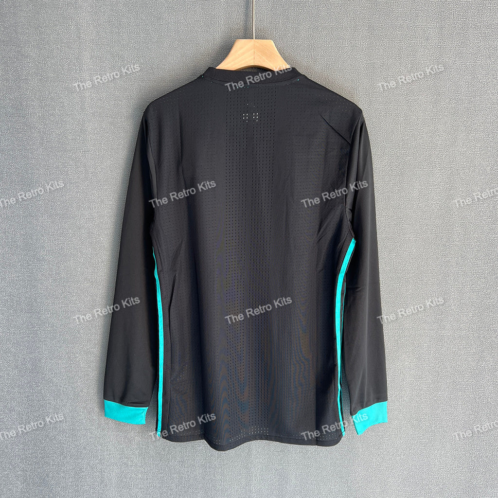 Real Madrid 2017/2018 Away kit Long Sleeve – Player version