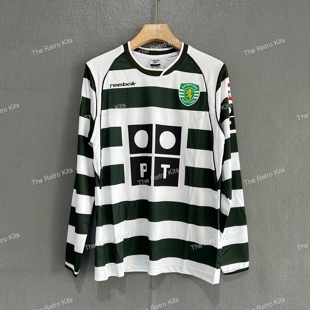 Sporting CP 2002/2003 Home Kit – Long Sleeve