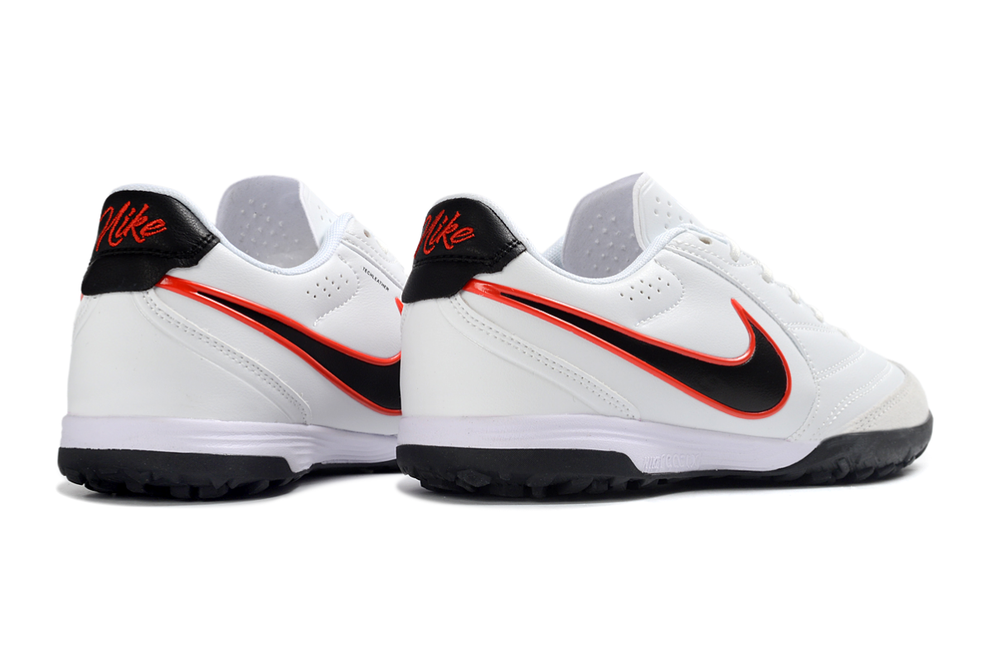 Tiempo Legend Elite TF white and black and red turf shoe, view 5