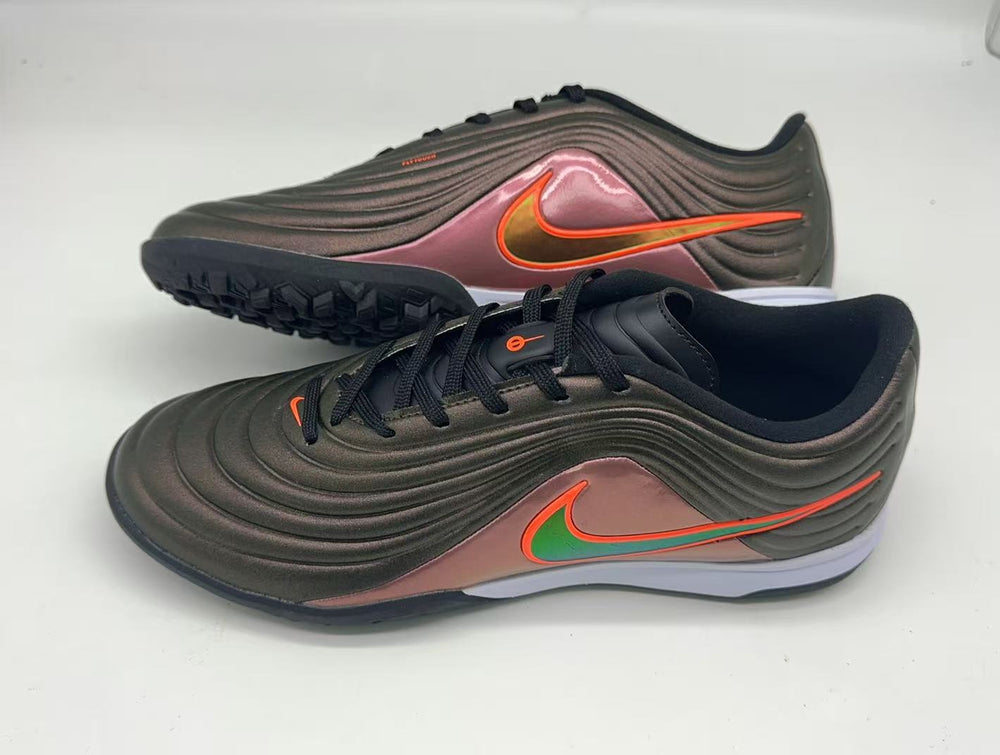 Tiempo Legend Elite TF dark bronze turf shoe, side view