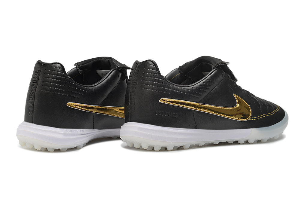 Tiempo Legend SE TF black and gold turf shoe, view 5