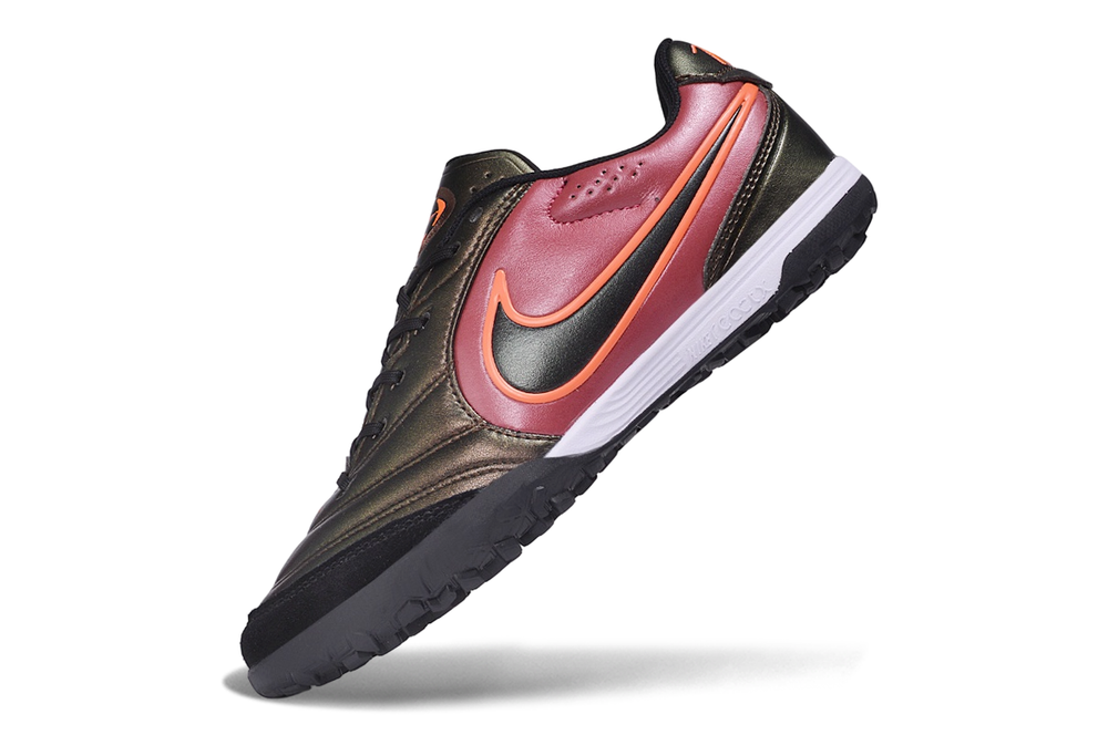 Tiempo Legend Elite TF bronze and red turf shoe, view 2